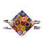 Armband Square Millefiori - Original Murano Glas