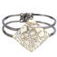 Bracelet Square White - Original Murano Glass