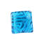 Anillo encantador - Azul claro - Cristal de Murano original OMG
