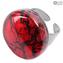 Anel Encantador - Vermelho - Original Murano Glass OMG