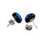 淺藍色鈕扣耳環-原裝Murano Glass OMG