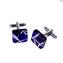 Cufflinks - Deep Blue - Original Murano Glass OMG