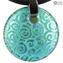 Pendant - Light Blue - Orignal Murano Glass OMG