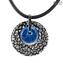 Colgante doble - Azul - Cristal de Murano original OMG