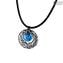 Colgante doble - Azul - Cristal de Murano original OMG