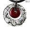 Double Pendant - Red - Orignal Murano Glass OMG