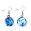 Parure Cortina Round - Hellblau - Original Murano Glas