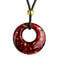 Parure Cortina Round - Rouge - Verre de Murano original