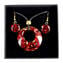 Parure Cortina Round - Vermelho - Vidro Murano Original