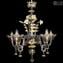 Venetian Chandelier Ferro - Ametyst Smoked - Original Murano Glass