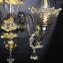 Venetian Chandelier Ferro - Ametyst Smoked - Original Murano Glass