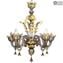 Venetian Chandelier Ferro - Ametyst Smoked - Original Murano Glass