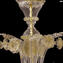 ثريا ريجينا البندقية - ذهبي - زجاج مورانو الأصلي