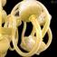 베네치아 샹들리에-Modern Sultan Chalcedony Gold-Original Murano Glass