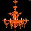 威尼斯枝形吊燈-獅子橙-原裝穆拉諾玻璃