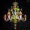Venetian Chandelier - Rosehip - Original Murano Glass