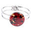 Bracciale Rotondo Rosso - Vetro di Murano Originale OMG