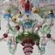 Venezianischer Kronleuchter - Rezzonico Spring - Original Muranoglas