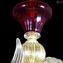ثريا فينيسية - ثمر الورد - زجاج مورانو الأصلي OMG