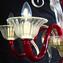 Lámpara de araña veneciana - Rosa mosqueta - Cristal de Murano original OMG