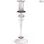 Venetian Red Candle Holder - Murano Glass