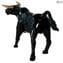 Black Bull - Sculpture - Verre de Murano Original OMG