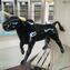 Black Bull - Sculpture - Verre de Murano Original OMG