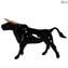 Black Bull - Skulptur - Original Murano Glas OMG