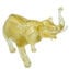 Gold Elefant - Skulptur - Original Murano Glas OMG