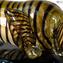 Tigre sur socle - Sculpture - Verre de Murano original OMG