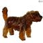 كلب بيرجاماسكو شيبارد - نحت واقعي - زجاج مورانو الأصلي