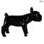 Cane Bulldog Francese - Scultura Realistica - Vetro di Murano Originale