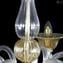 Araña veneciana Elisabetta - Oro - Cristal de Murano original OMG