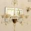 Lustre Venetian Elisabetta - Ouro - Vidro Murano Original OMG