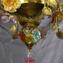 Venezianischer Kronleuchter Rosetto Ambra - Original Murano Glas