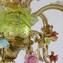 الثريا الفينيسية Rosetto Ambra - زجاج مورانو الأصلي
