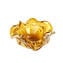 Fashion 60s Ashtray - Amber Venetian Glass Murano OMG®