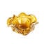 60 년대 패션 재떨이-Amber Venetian Glass Murano OMG®