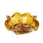 Fashion 60s Ashtray - Amber Venetian Glass Murano OMG®