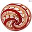 Bowl - Red Floyd - Original Murano Glass OMG