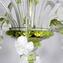 ثريا Venetian Rosetto White Green - زجاج مورانو الأصلي