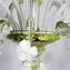 Venetian Chandelier Rosetto White Green - Original Murano Glass