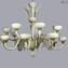 Venetian Chandelier Ivory Shade - Original Murano Glass OMG