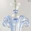 Venetian Chandelier Crystal Blue Pastorale - Original Murano Glass