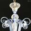 Lustre Venetian Crystal Blue Pastorale - Vidro Murano Original