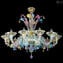 Venezianischer Kronleuchter - Klassischer Rezzonico-Stil - Original Murano-Glas