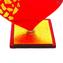 Double Heart Love - Vidrio rojo con oro puro - Vidrio de Murano original OMG®