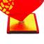 Double Heart Love - Verre rouge or pur - Verre de Murano original OMG®