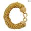 Armband Millefili Conterie - Gold - Original Murano Glas OMG®