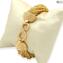 Armband Millefili Conterie - Gold - Original Murano Glas OMG®